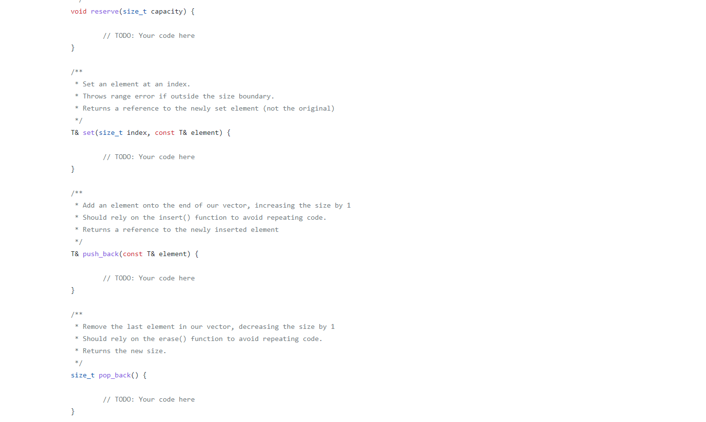 Solved Please help me. In this project, you'll implement a | Chegg.com