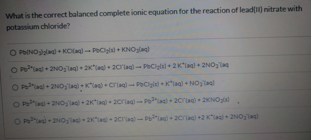 Solved When the following equation is balanced using the | Chegg.com