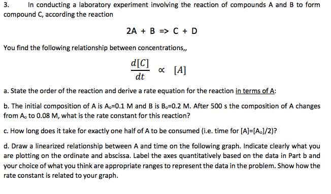 Solved 3. In conducting a laboratory experiment involving | Chegg.com