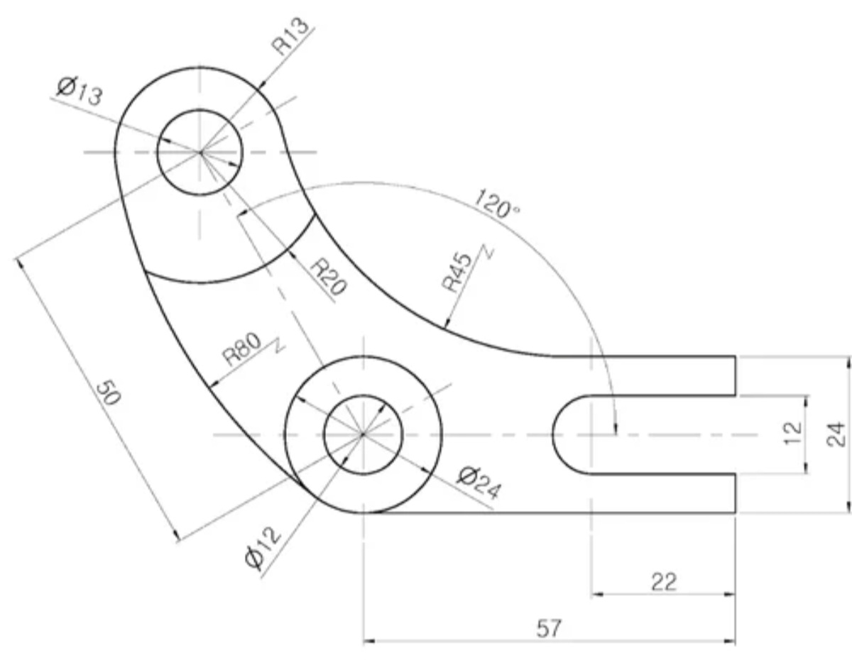 Solved Could you help me to draw by using autocadCould you | Chegg.com