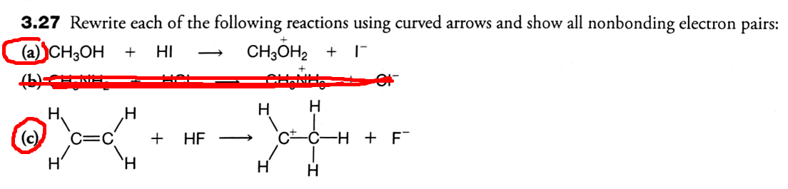 Solved A Ch3oh Hi→ch3o H2 I− C Hf