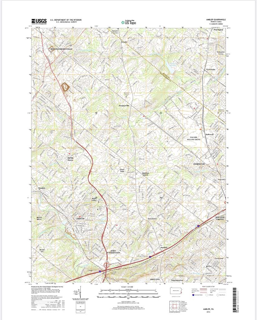 Solved Obtain a copy of a topographic map from your | Chegg.com
