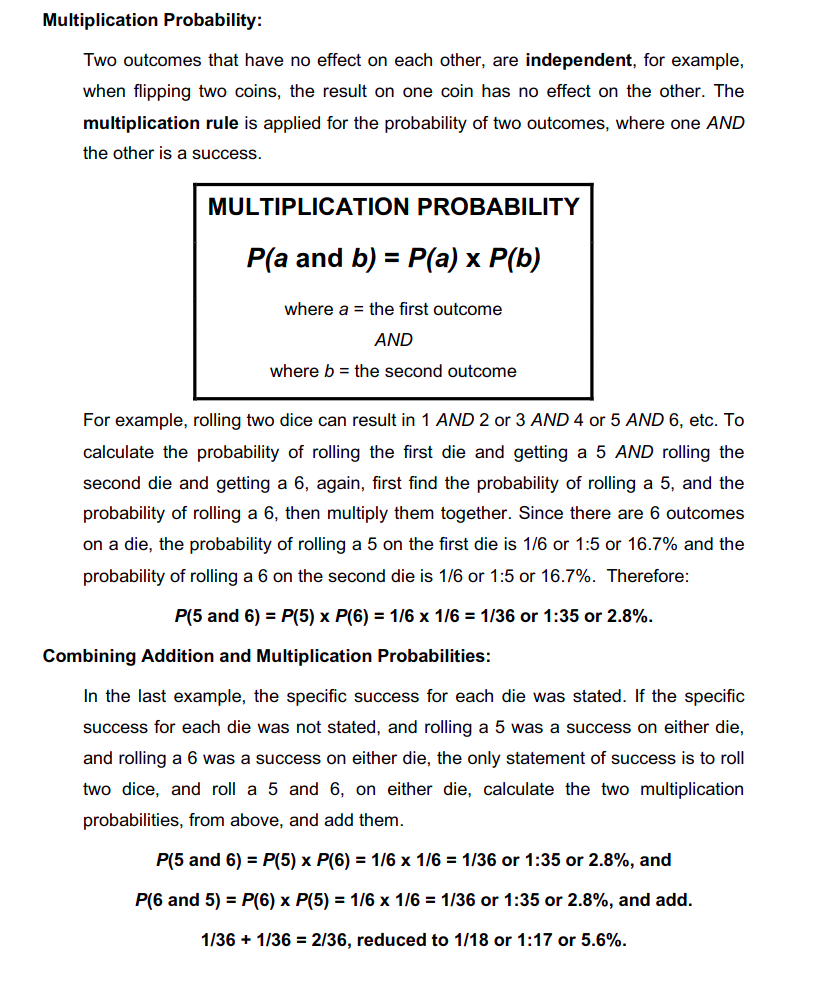 Solved PROBABILITY Simple Probability: To calculate | Chegg.com