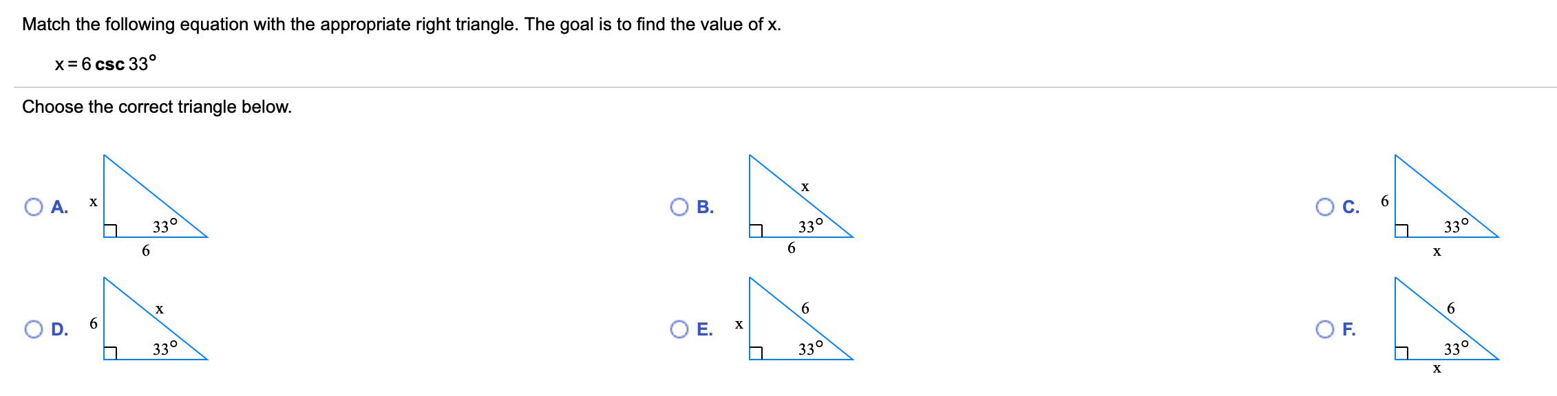 Solved Match the following equation with the appropriate | Chegg.com