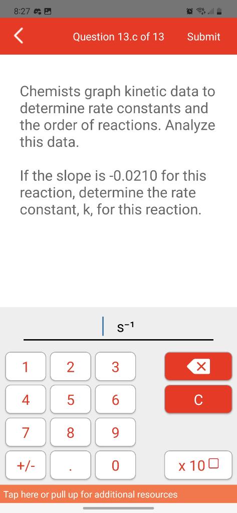 Solved Chemists Graph Kinetic Data To Determine Rate | Chegg.com