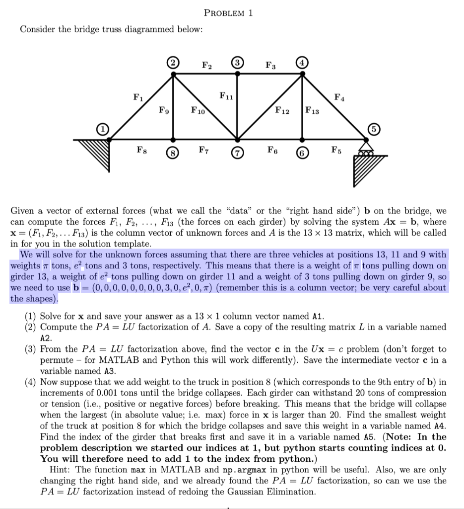 Solved PYTHON PLEASE - HELP WITH LINEAR SYSTEMS HOW TO DO | Chegg.com