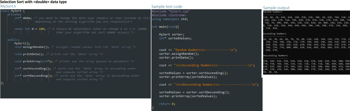 Sample output Random Numbers 120, 60, 10, 620, 650, 340, 930, 230, 700, 20, 620, 760, 230, 9. 250, 220, 170, 510, 768, 660, 9