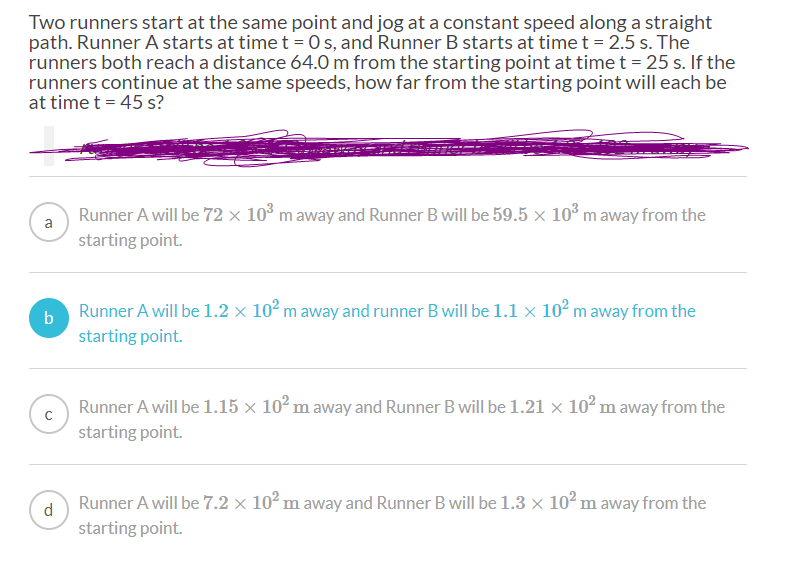 Solved Two Runners Start At The Same Point And Jog At A | Chegg.com