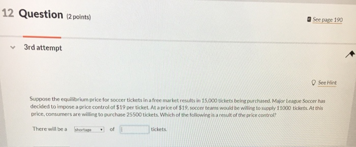 Solved 12 Question (2 points) a See page 190 3rd attempt See | Chegg.com