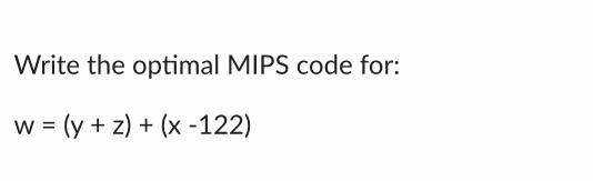 Solved Write MIPS Assembly Code For The Following C | Chegg.com