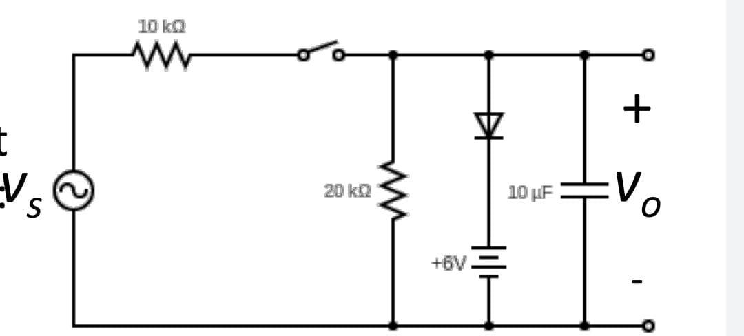 Determine the peak voltage, the ripple voltage and | Chegg.com