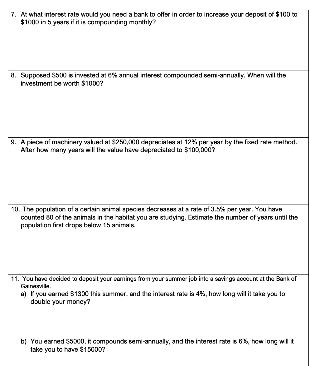 solved-7-at-what-interest-rate-would-you-need-a-bank-to-chegg