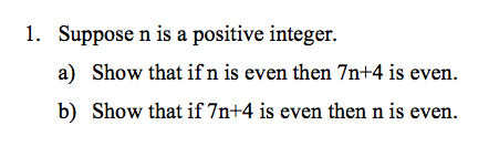 Solved 1. Suppose n is a positive integer. a) Show that if n | Chegg.com
