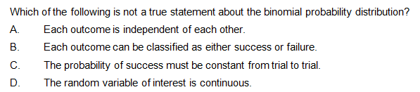 Solved Which of the following is not a true statement about | Chegg.com