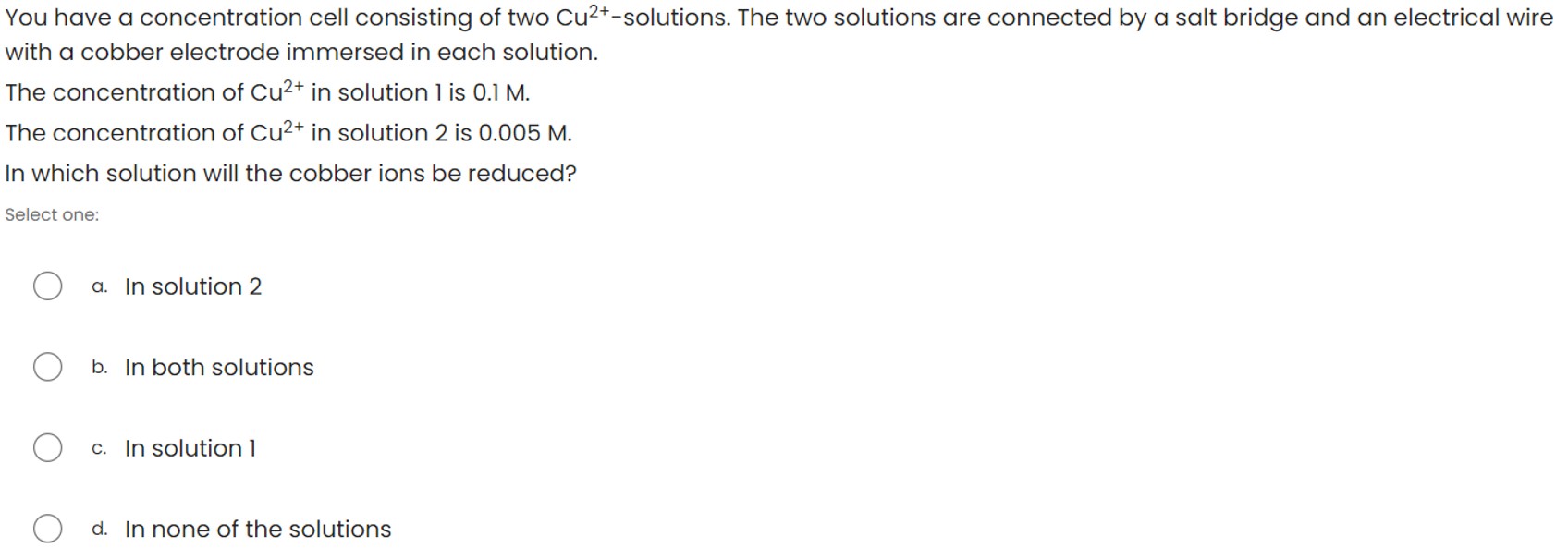 Solved 2 A Cell Has A Concentration Of 09 It Is Placed Or Cheggcom