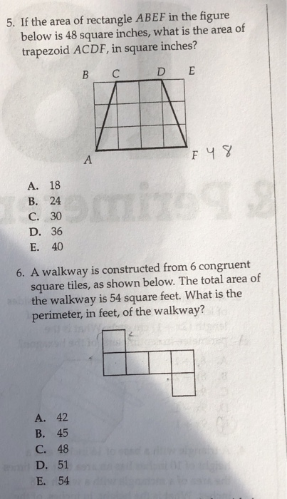 solved-5-if-the-area-of-rectangle-abef-in-the-figure-below-chegg