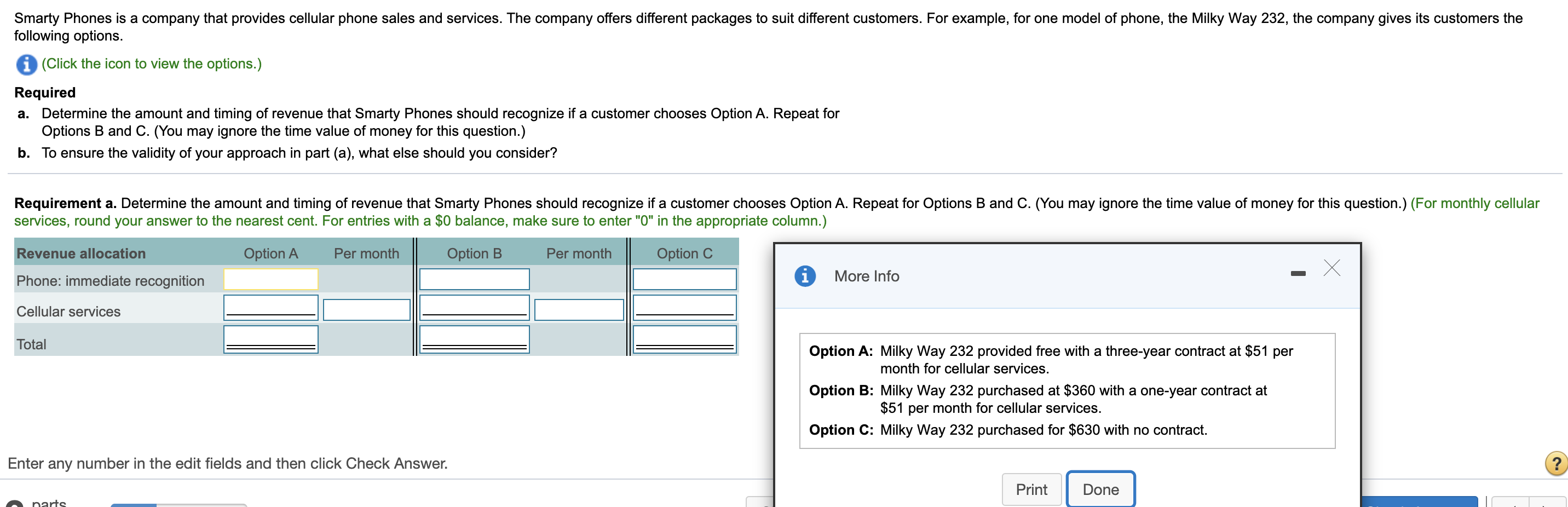 Solved Smarty Phones is a company that provides cellular
