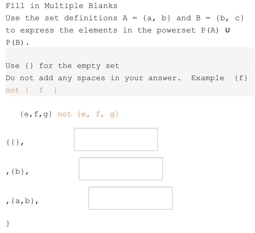 Solved True/False Consider The Following Set: A = { 2, 3, 5, | Chegg.com