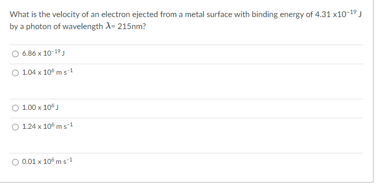 solved-what-is-the-velocity-of-an-electron-ejected-from-a-chegg