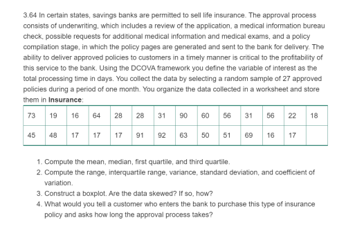 Solved 3 64 In Certain States Savings Banks Are Permitte