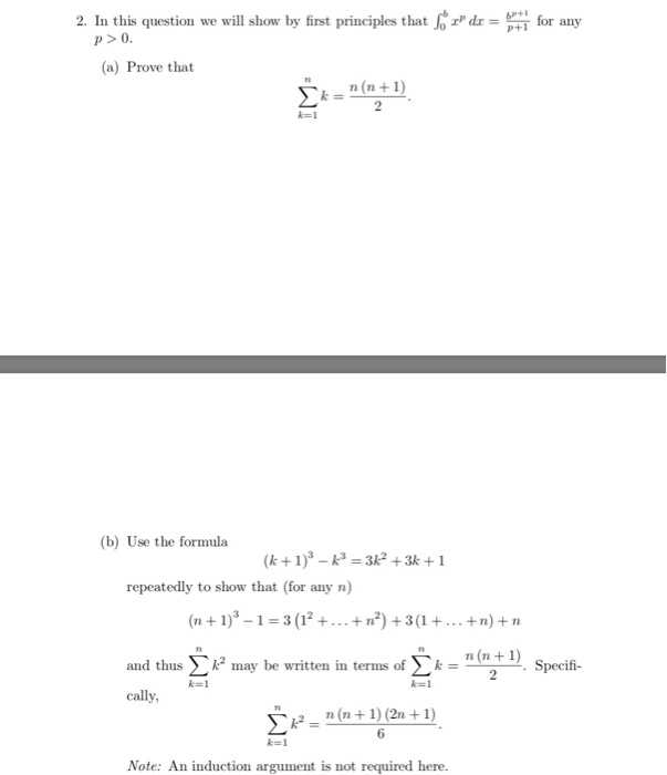 Solved 2. In this question we will show by first principles | Chegg.com