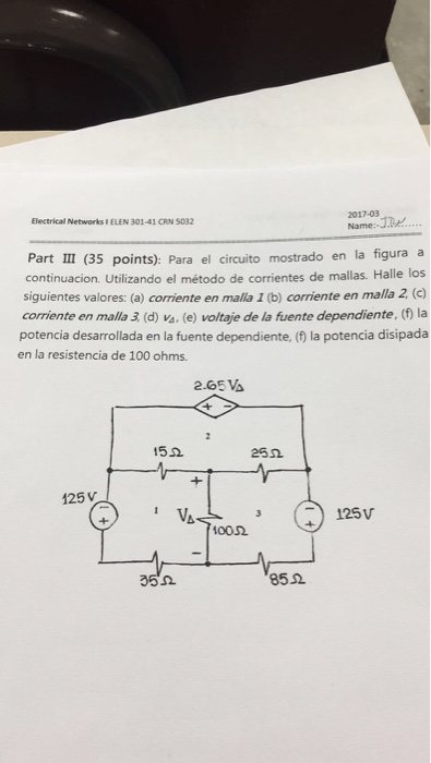 Solved Para El Circuito Mostrado En La Figura A | Chegg.com