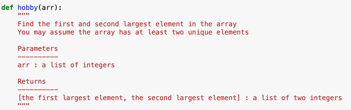 Solved [Python Algorithm Question] - Array Q1. Please find | Chegg.com