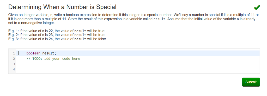 Solved Determining When a Number is Special Given an integer | Chegg.com
