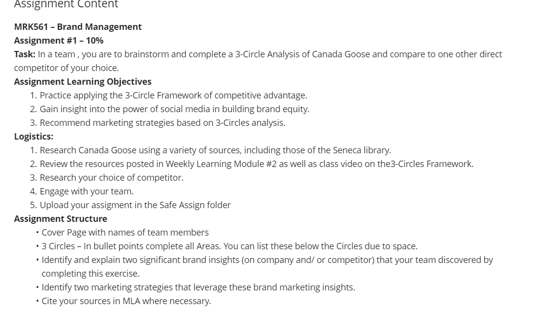 brand management assignment questions