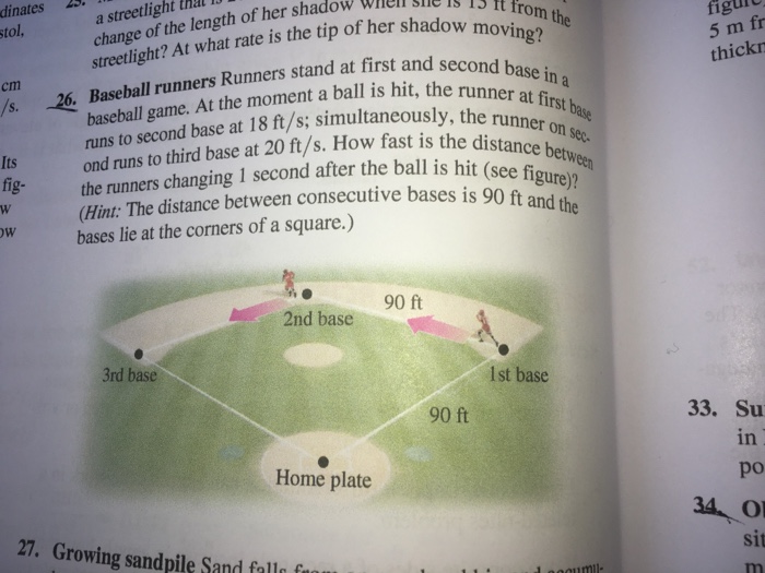 Solved Baseball runners Runners stand at first and second