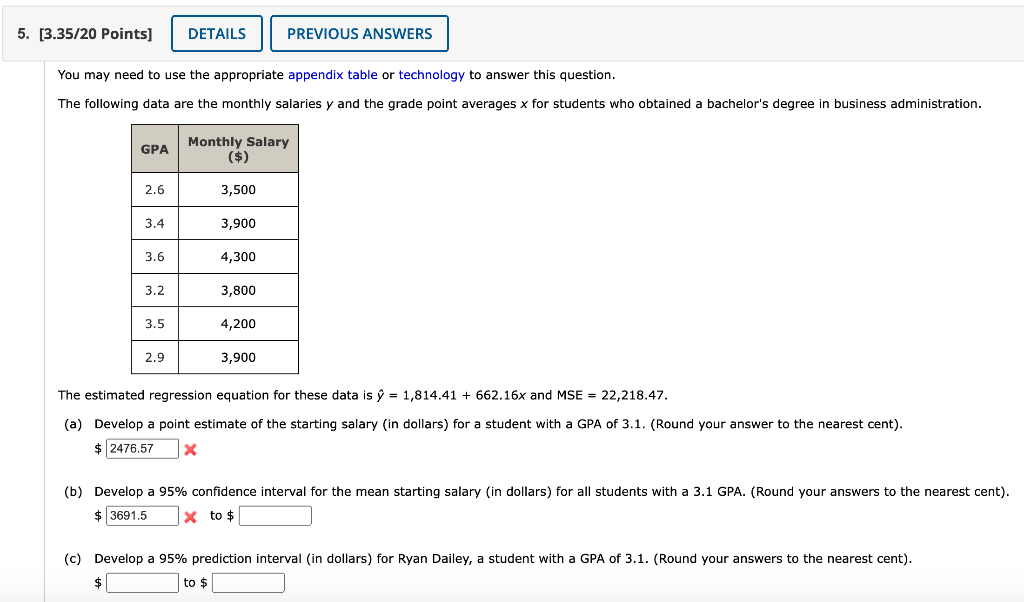 Solved You may need to use the appropriate appendix table or | Chegg.com