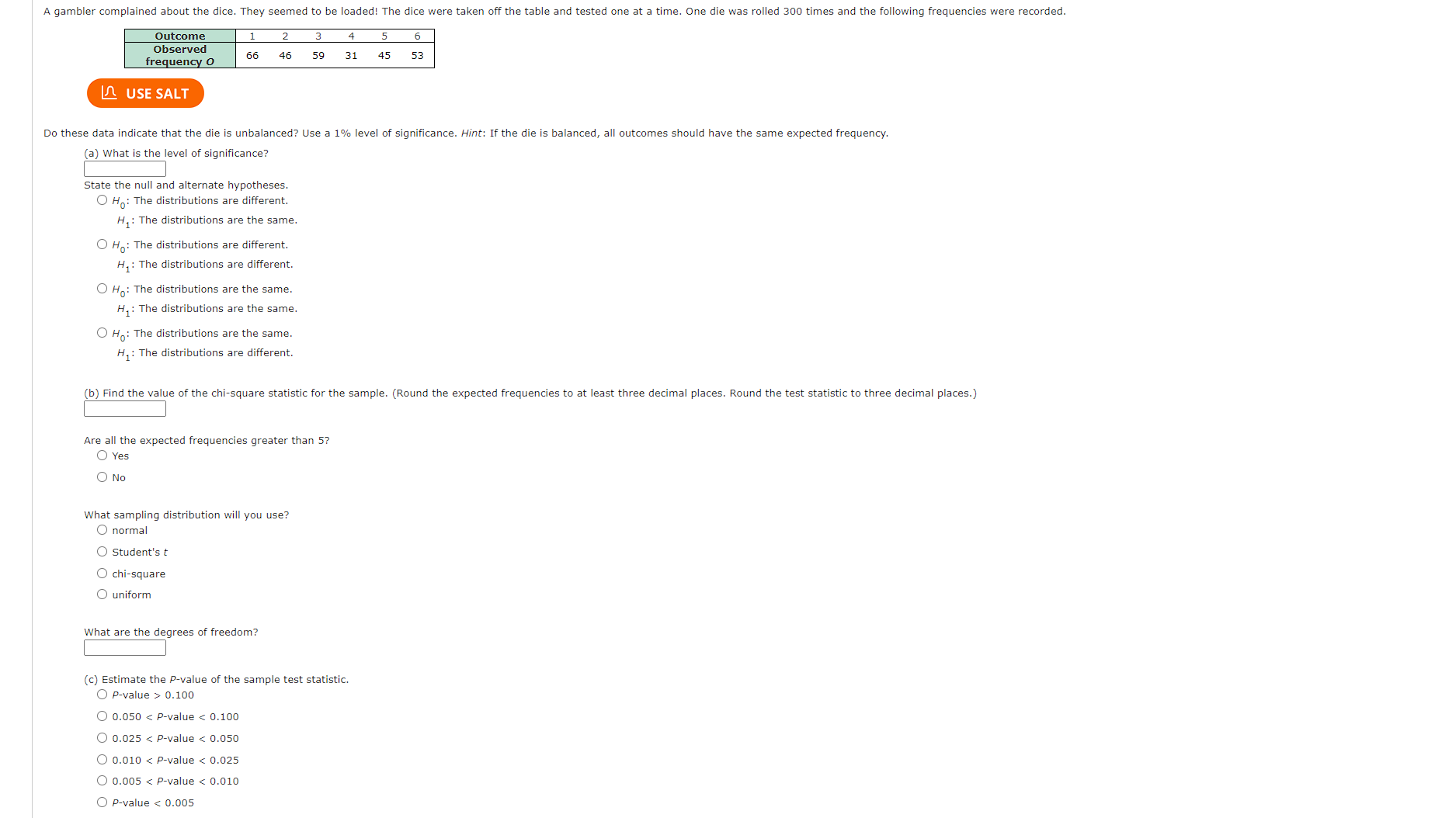 Solved a What Is The Level Of Significance State The Null Chegg