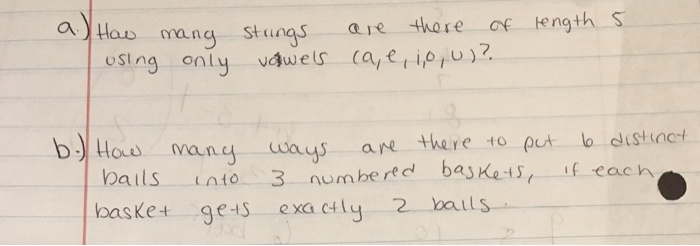 Solved How many strings are there of length 5 using only | Chegg.com