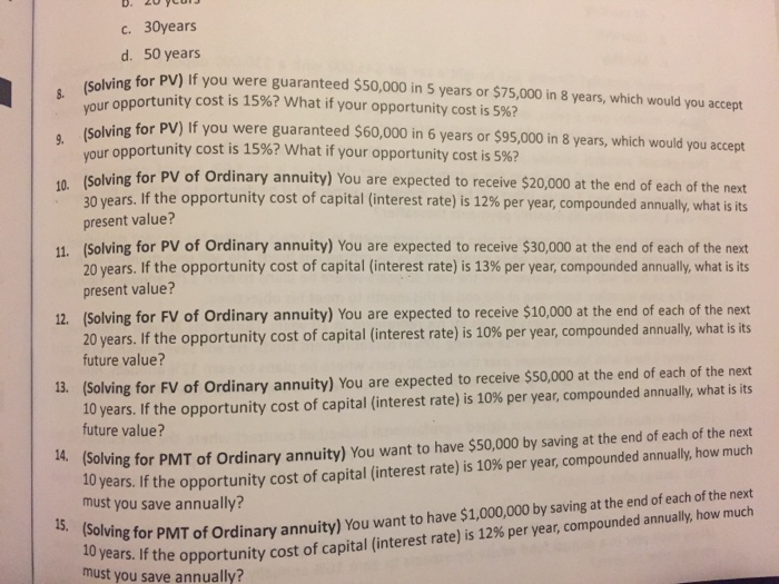 Solved Problems 9 and 11. Show all work with using the | Chegg.com
