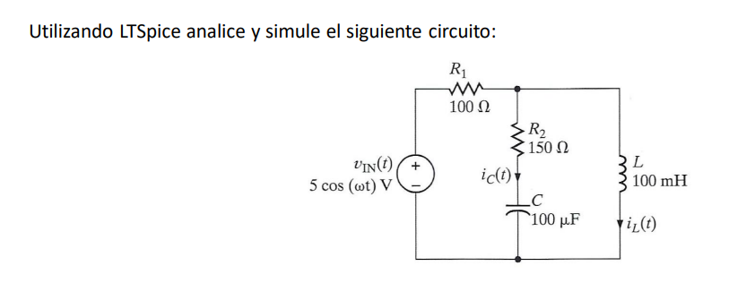 Solved Using LTSpice analyze and simulate the next | Chegg.com