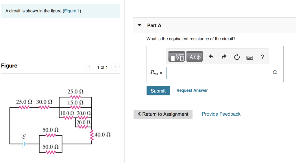 Solved A circuit is shown in the figure (Figure 1) Part A | Chegg.com