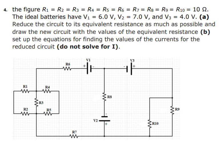 Solved 4. the figure Ri = R2 = R3 = R4 = R5 = R6 = R7 = R8 = | Chegg.com