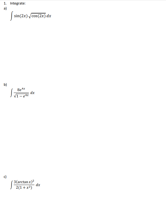 integrate int dx sin 2 x cos 2 x