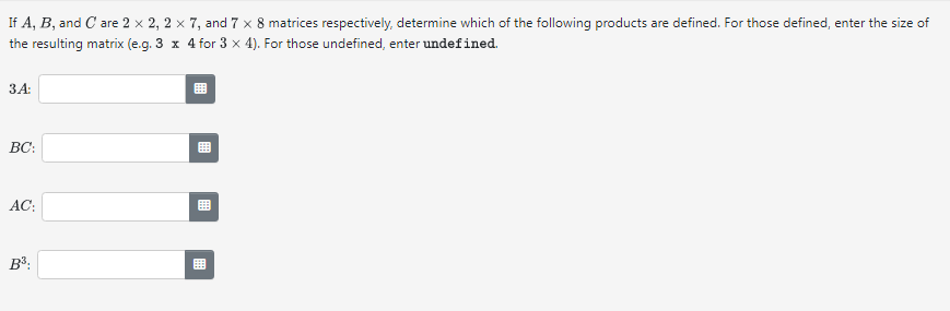 Solved Let A=[xy−3−9]. Determine the values of x and y for | Chegg.com