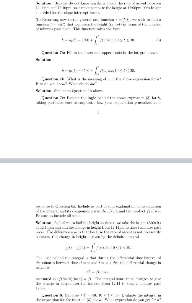 Example 1: The continuous function r=f(t),10≤t≤30 | Chegg.com