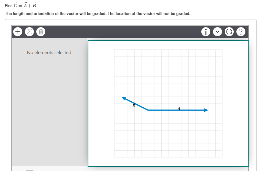 Solved Find C=A+B. The length and orientation of the vector | Chegg.com