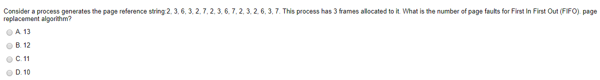 Solved Consider a process generates the page reference | Chegg.com