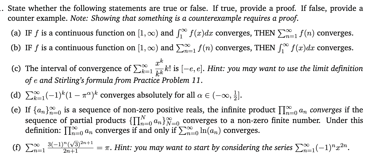 Solved State whether the following statements are true or | Chegg.com