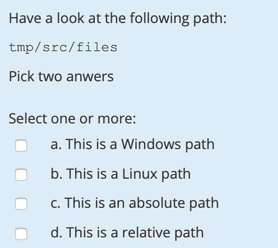 Solved Have a look at the following path Chegg