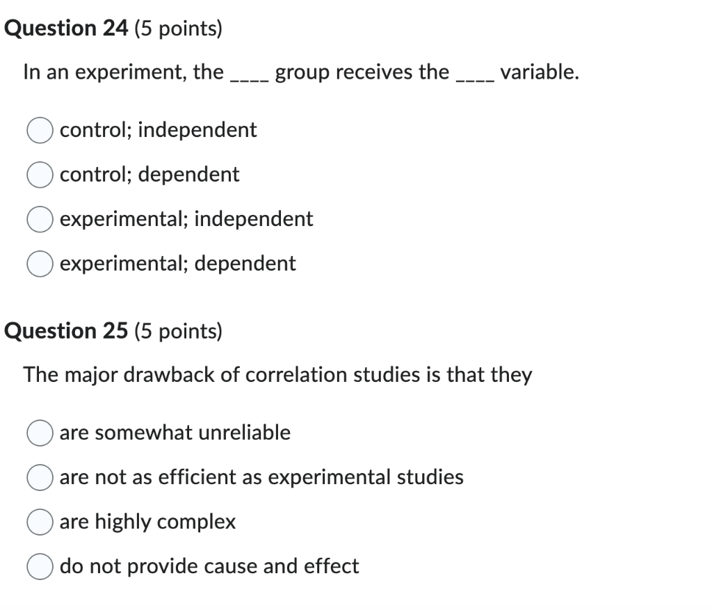 independent variable experiment group