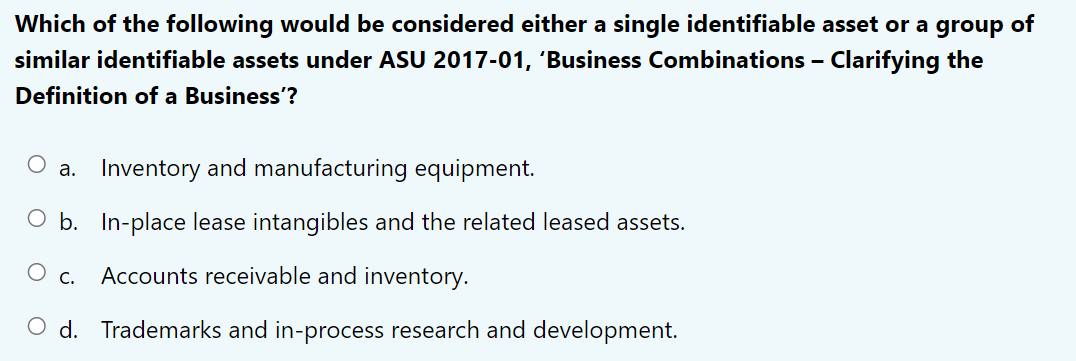 Solved Which of the following would be considered either a | Chegg.com