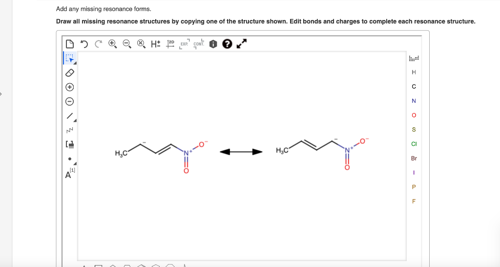 Solved Draw all missing resonance structures by copying one | Chegg.com