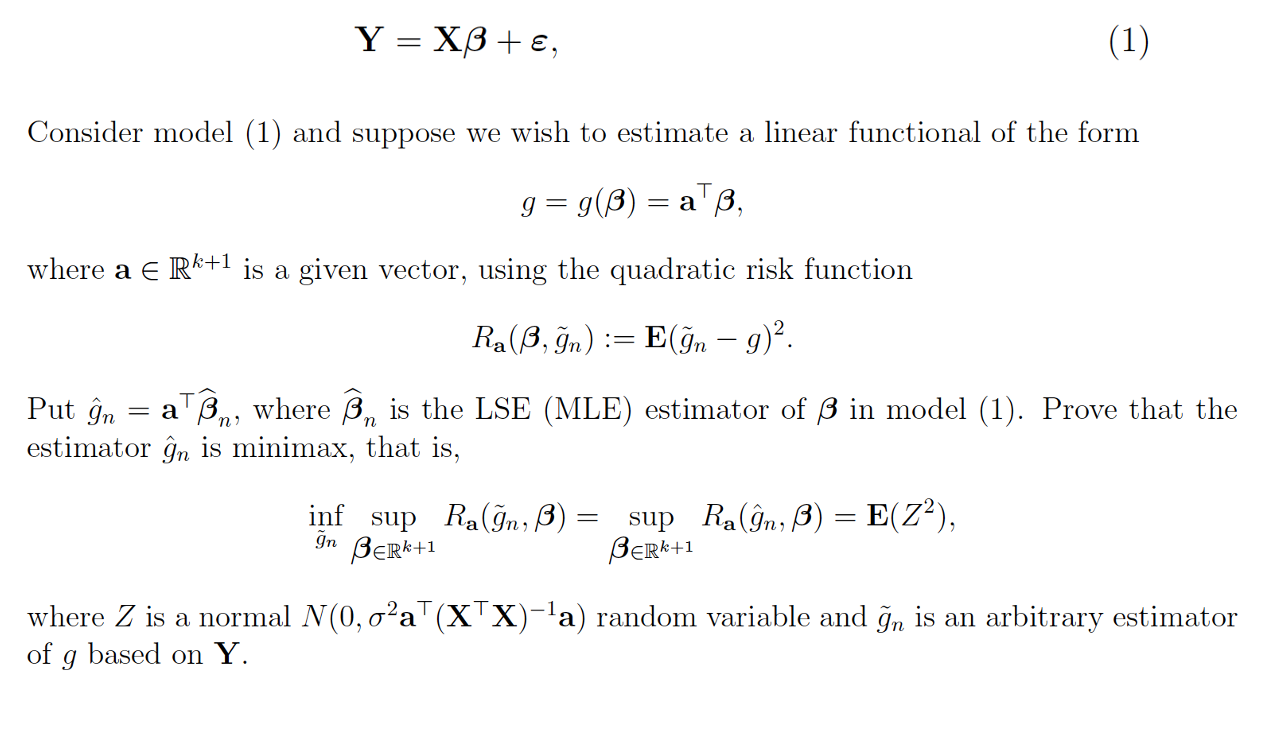 Y Xss 1 Consider Model 1 And Suppose We Wish Chegg Com