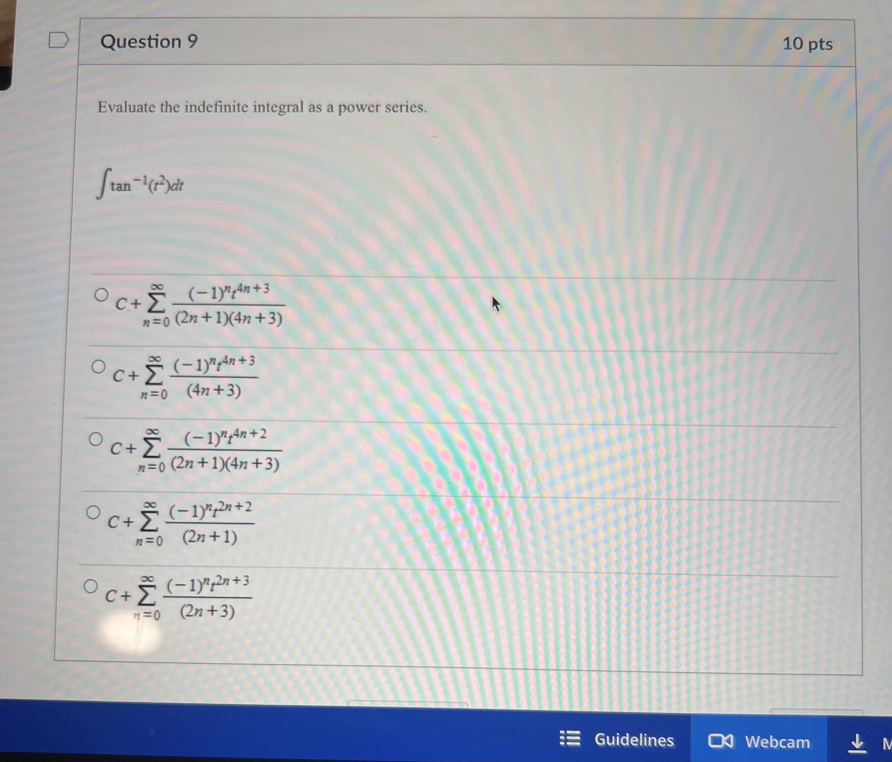 Solved Evaluate the indefinite integral as a power series. | Chegg.com