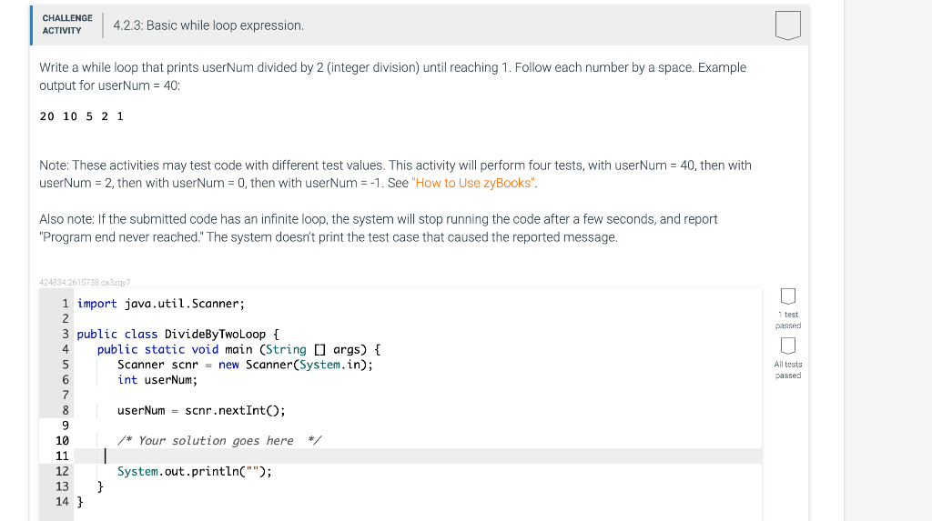 solved-write-a-while-loop-that-prints-usernum-divided-by-2-chegg